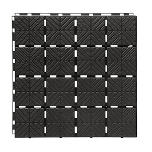 EASY SQUARE zahradní dlaždice 1,5 m2, černá IES40 PRIES40-S411