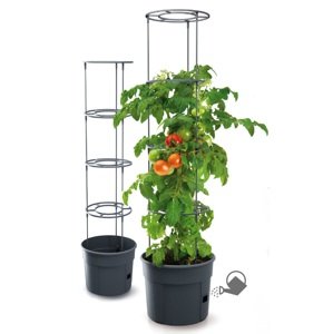 Květináč pro pěstování rajčat a jiných pnoucích rostlin, Grower antracit 39,2 cm PRIPOM400-S433