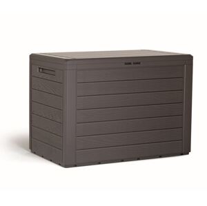 Zahradní box WOODEBOX 190 l - tmavě hnědá 78 cm PRMBWL190-440U