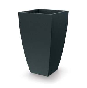 Ethick Květináč MOODA SQUARE 40 cm, uhlíkově šedá