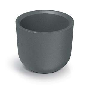 Ethick Květináč MOLTA ROUND HIGH 60 cm, světlý granit