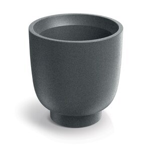 Ethick Květináč VIVO ROUND MIDL 40 cm, světlý granit