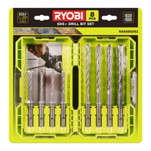 Sada SDS+ vrtáků RYOBI RAK08SDS2 RY5132004209