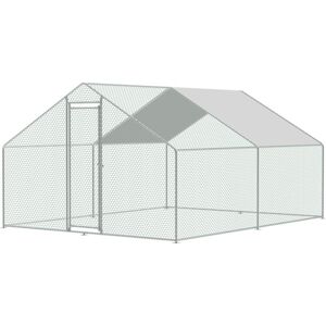 Venkovní výběh Strend Pro pro drůbež, voliéra, klec, se střechou, 3 x 4 x 2 m