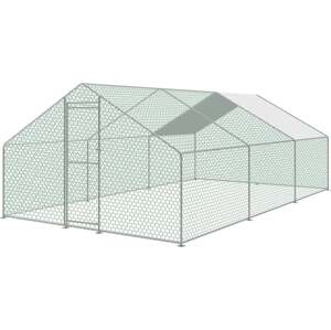 Venkovní výběh Strend Pro pro drůbež, voliéra, klec, se střechou, 3 x 6 x 2 m