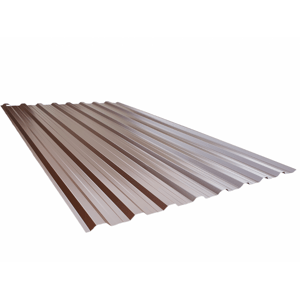 Covernit Trapézový plech T18 2000 x 1150 mm hnědá, cena za 2,3 m2 (1 deska)