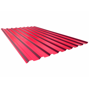 Covernit Trapézový plech T18 2000 x 1150 mm, červená, cena za 2,3 m2 (1 deska)