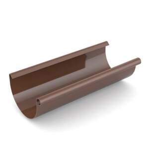 Covernit Plastový okapový žlab PVC 4 m x 125 mm hnědá