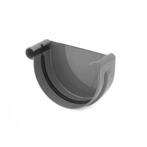 Covernit Plastové čelo PVC žlabu 125 mm levé 154 x 52 mm antracit