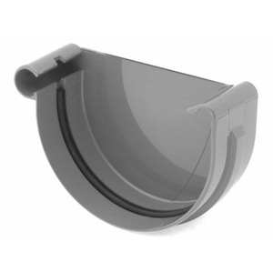 Covernit Plastové čelo žlabu PVC 100 mm levé antracit