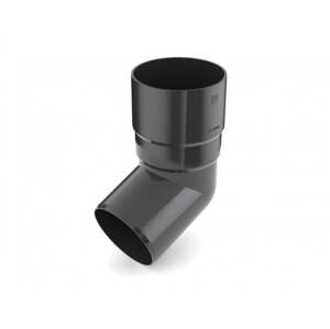 Covernit Plastové svodové koleno PVC 90 mm 67,5° antracit