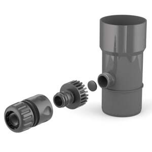 Covernit Plastový sběrač dešťové vody PVC 63 mm antracit
