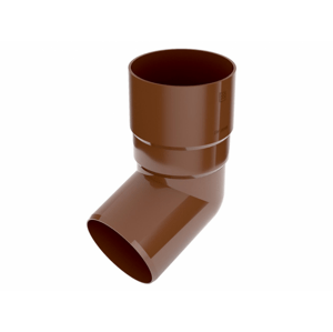 Covernit Plastové svodové koleno PVC 63 mm 67,5° hnědá