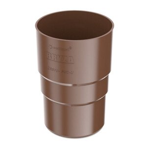 Covernit Plastová spojka svodu PVC 90 mm hnědá