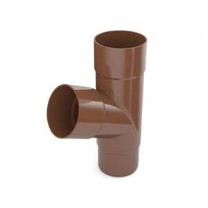 Covernit Plastové napojení do svodu PVC 63 mm hnědá 67,5°
