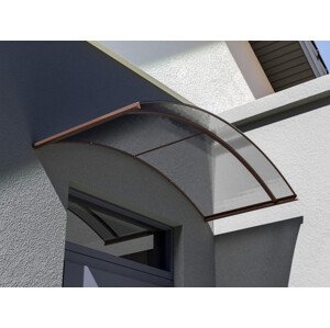Vchodová stříška RODEO, hnědá/bronz TE8250924