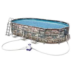 Bazén BESTWAY Power Steel Comfort Jet 6,1 x 3,66 x 1,22 m - 56719 TP56719