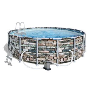 Bazén BESTWAY Power Steel Stone 5,49 x 1,32 m - 56886 TP56886