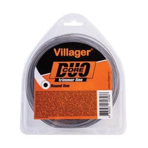 VILLAGER kulatý silon do křovinořezu 2,0 mm X 15 m, duo core VR068378