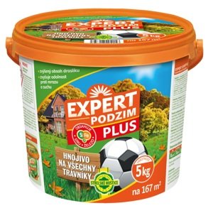 Forestina Trávníkové hnojivo EXPERT PODZIM - kyblík 5 kg