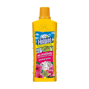 Hoštické hnojivo na muškáty s guánem 1 l ZC149006