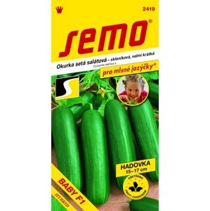 SEMO Okurka sklen. - Baby F1 kr 10s - série JAZÝČKY