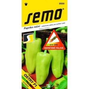 SEMO Paprika zeleninová pálivá F1 - Ostry F1 rychl, pole 15s /SHU 650/
