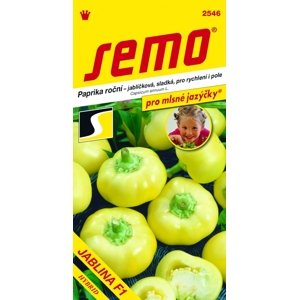 SEMO Paprika zel. sladká F1 - Jablina rychl,pole 15s - série JAZÝČKY