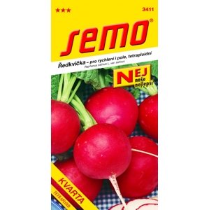 SEMO Ředkvička červ. - Kvarta tetraploidní rychl,pole 5g - série NEJ