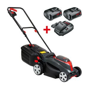 AL-KO 32.1 Li Easy 2x18V SET - akumulátorová sekačka (s 2x2,5 Ah akumulátory a nabíječkou)