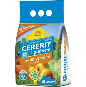 Forestina s.r.o. Granulované hnojivo CERERIT s guánem univerzální 2,5 kg