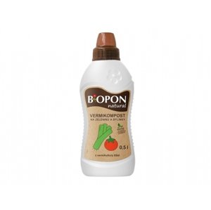 Bros Hnojivo na zeleninu a bylinky Biopon Natural Vermikompost - 500 ml