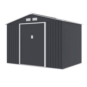 VespaGarden Zahradní domek PHOENIX E - 277x322x203 cm / 8,92 m2 - tmavě šedý