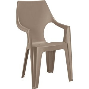 KETER Zahradní židle Dante highback - 57 x 57 x 89 cm - cappuccino