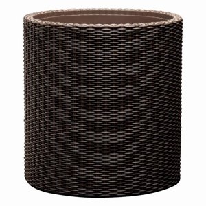Květináč Keter Cylinder Planter L - hnědý