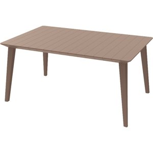 Jídelní stůl KETER Lima - 157 x 98 x 74 cm - cappuccino