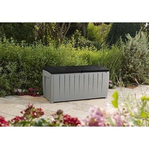 Zahradní box Keter Novel Storage - 340 L - 124 x 55 x 62,5 cm - Black/grey