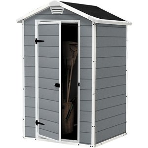 Zahradní domek Keter Manor 4x3 - 128 x 94 x 196 cm - Grey
