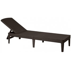 Lehátko KETER Jaipur box - 187 x 58 x 29 cm - hnědá