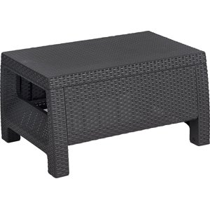 Zahradní stolek KETER Corfu table - 77 x 57 x 42 cm - grafitový