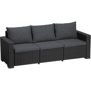Třímístná zahradní pohovka KETER California 3-Seater Sofa - 199 x 68 x 72 cm - grafit