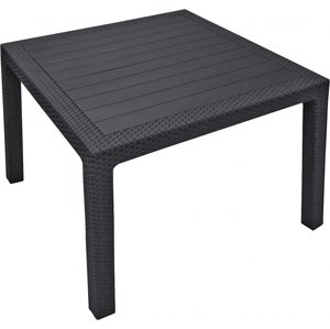 Jídelní stůl KETER Melody Quartet - 95 x 95 x 74,5 cm - antracit