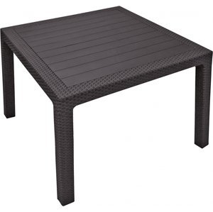 Jídelní stůl KETER Melody Quartet BOX - 95 x 95 x 74,5 cm - hnědý