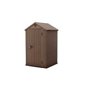 Zahradní domek Keter Darwin 4x4 - 205 x 116,7 x 125,8 cm - hnědý