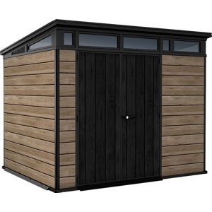 KETER PENT Signature HORIZONTAL domek 9x7 - jasan, 279 x 226 x 216 cm