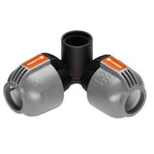 GARDENA Germany GARDENA L-kus 25 mm x 3/4" vnitřní závit, rohová přípojka zadešťovače