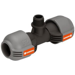 GARDENA Germany GARDENA T-kus 25 mm x vnější závit 1/2"
