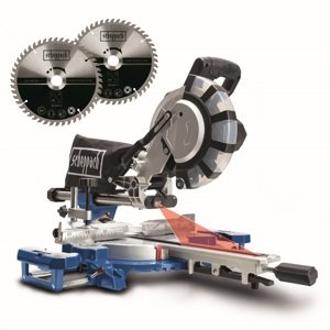 Scheppach HM 254 - pokosová pila s potahem a laserem + 2. kotouč