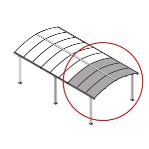 Palram - Canopia Rozšiřovací modul pro přístřešky řady Arcadia (210 cm) -