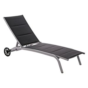Home&Garden Zahradní lehátko Ibiza Alu Silver